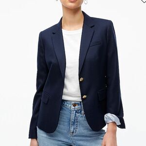 J. CREW Navy Schoolboy Blazer